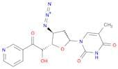 Thymidine, 3'-azido-3'-deoxy-, 5'-(3-pyridinecarboxylate) (9CI)