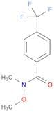 Benzamide, N-methoxy-N-methyl-4-(trifluoromethyl)-