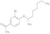 Ethanone, 1-[3-bromo-4-[(1-methylheptyl)oxy]phenyl]-