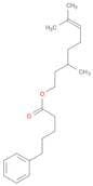 Benzenepentanoic acid, 3,7-dimethyl-6-octen-1-yl ester