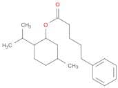 Benzenepentanoic acid, 5-methyl-2-(1-methylethyl)cyclohexyl ester