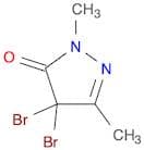 3H-Pyrazol-3-one, 4,4-dibromo-2,4-dihydro-2,5-dimethyl-