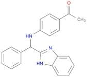 Ethanone, 1-[4-[(1H-benzimidazol-2-ylphenylmethyl)amino]phenyl]-