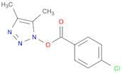 Benzoic acid, 4-chloro-, 4,5-dimethyl-1H-1,2,3-triazol-1-yl ester