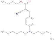 2-Propenoic acid, 2-cyano-3-[4-(dihexylamino)phenyl]-, butyl ester