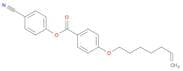 Benzoic acid, 4-(6-hepten-1-yloxy)-, 4-cyanophenyl ester