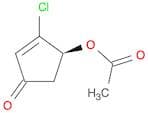 2-Cyclopenten-1-one, 4-(acetyloxy)-3-chloro-, (S)- (9CI)