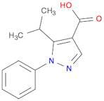 1-Phenyl-5-(propan-2-yl)-1H-pyrazole-4-carboxylic acid