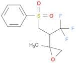 Oxirane, 2-methyl-2-[2,2,2-trifluoro-1-[(phenylsulfonyl)methyl]ethyl]-