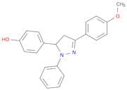 Phenol, 4-[4,5-dihydro-3-(4-methoxyphenyl)-1-phenyl-1H-pyrazol-5-yl]-