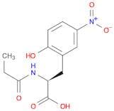 Phenylalanine, 2-hydroxy-5-nitro-N-(1-oxopropyl)-