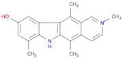 6H-Pyrido[4,3-b]carbazolium, 9-hydroxy-2,5,7,11-tetramethyl-