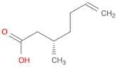 6-Heptenoic acid, 3-methyl-, (3S)-