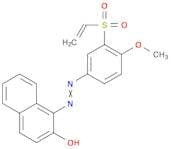2-Naphthalenol, 1-[2-[3-(ethenylsulfonyl)-4-methoxyphenyl]diazenyl]-