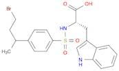 L-Tryptophan, N-[[4-(3-bromo-1-methylpropyl)phenyl]sulfonyl]-