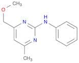 2-Pyrimidinamine, 4-(methoxymethyl)-6-methyl-N-phenyl-