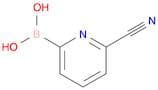 (6-Cyanopyridin-2-yl)boronic acid