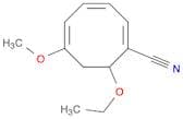 1,3,5-Cyclooctatriene-1-carbonitrile, 8-ethoxy-6-methoxy-
