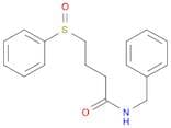 Butanamide, N-(phenylmethyl)-4-(phenylsulfinyl)-