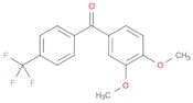 (3,4-Dimethoxyphenyl)(4-(trifluoromethyl)phenyl)methanone