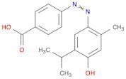 Benzoic acid, 4-[2-[4-hydroxy-2-methyl-5-(1-methylethyl)phenyl]diazenyl]-