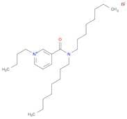 Pyridinium, 1-butyl-3-[(dioctylamino)carbonyl]-, bromide (1:1)