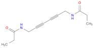 Propanamide, N,N'-2,4-hexadiyne-1,6-diylbis-