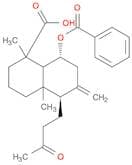 1-Naphthalenecarboxylic acid, 8-(benzoyloxy)decahydro-1,4a-dimethyl-6-methylene-5-(3-oxobutyl)-, (…