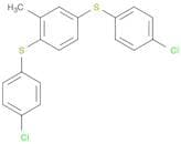 Benzene, 1,4-bis[(4-chlorophenyl)thio]-2-methyl-