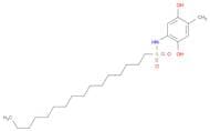 1-Hexadecanesulfonamide, N-(2,5-dihydroxy-4-methylphenyl)-