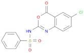 Benzenesulfonamide, N-(6-chloro-4-oxo-4H-3,1-benzoxazin-2-yl)-