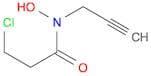 Propanamide, 3-chloro-N-hydroxy-N-2-propyn-1-yl-