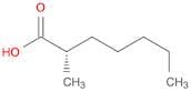 Heptanoic acid, 2-methyl-, (2S)-