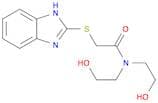 Acetamide, 2-(1H-benzimidazol-2-ylthio)-N,N-bis(2-hydroxyethyl)-