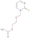 2(1H)-Pyrimidinethione, 1-[[2-(acetyloxy)ethoxy]methyl]-