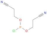 Phosphorochloridous acid, bis(2-cyanoethyl) ester