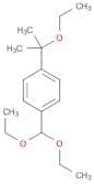 Benzene, 1-(diethoxymethyl)-4-(1-ethoxy-1-methylethyl)-