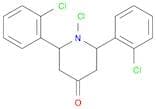 4-Piperidinone, 1-chloro-2,6-bis(2-chlorophenyl)-