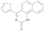 Benzo[h]quinazolin-2(1H)-one, 4-(2-thienyl)-