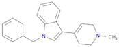 1H-Indole, 1-(phenylmethyl)-3-(1,2,3,6-tetrahydro-1-methyl-4-pyridinyl)-