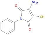 1H-Pyrrole-2,5-dione, 3-amino-4-mercapto-1-phenyl-
