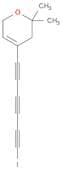 2H-Pyran, 3,6-dihydro-4-(6-iodo-1,3,5-hexatriyn-1-yl)-2,2-dimethyl-
