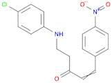 1-Penten-3-one, 5-[(4-chlorophenyl)amino]-1-(4-nitrophenyl)-