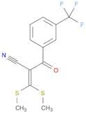 3,3-Bis(methylthio)-2-(3-(trifluoromethyl)benzoyl)acrylonitrile