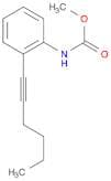Carbamic acid, N-[2-(1-hexyn-1-yl)phenyl]-, methyl ester
