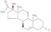 Pregn-5-en-20-one, 3β-chloro-17-hydroxy- (7CI,8CI)
