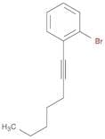 Benzene, 1-bromo-2-(1-heptyn-1-yl)-