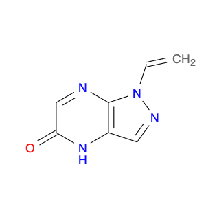 5H-Pyrazolo[3,4-b]pyrazin-5-one, 1-ethenyl-1,4-dihydro-