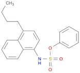 Sulfamic acid, N-(4-butyl-1-naphthalenyl)-, phenyl ester
