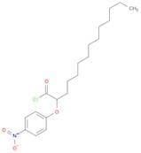 Tetradecanoyl chloride, 2-(4-nitrophenoxy)-